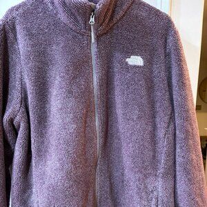 The North Face Mauve Women's Medium Osito Full Zip Fleece Jacket 2XL Purple